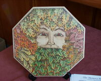 Sue Mason  - Green man plaque